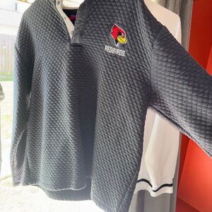 Redbirds Quilted Pullover